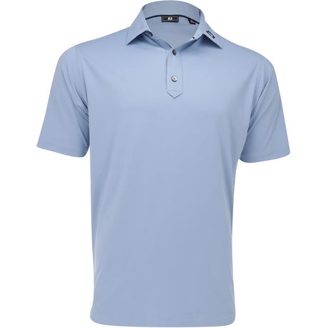 Tour Logo ProDry Performance Solid Lisle Set On Placket Self Collar Polo