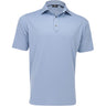 Tour Logo ProDry Performance Solid Lisle Set On Placket Self Collar Polo