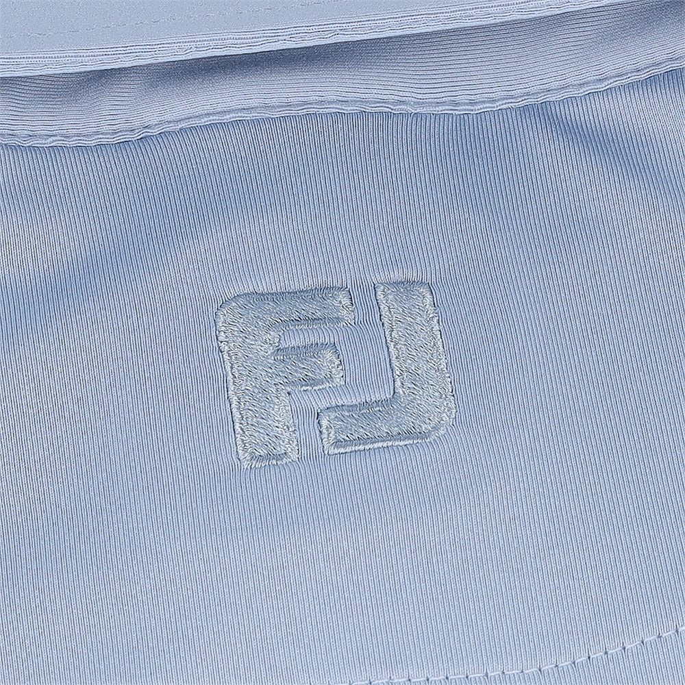 Tour Logo ProDry Performance Solid Lisle Set On Placket Self Collar Polo