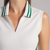 Women's 30904 Pique Sleeveless Dress