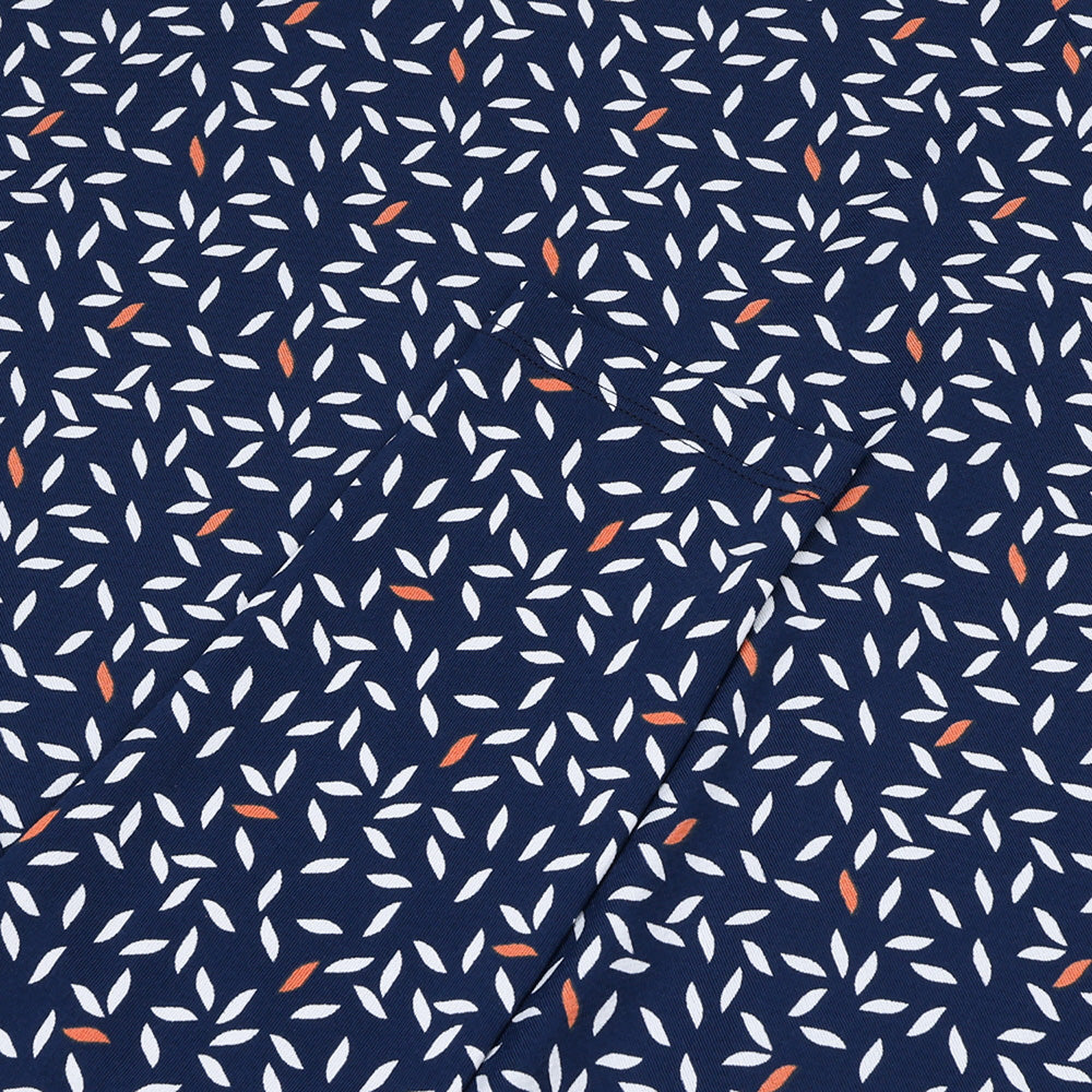 Women's Ultimate365 Printed Long Sleeve 1/4 Zip Mock Neck Polo