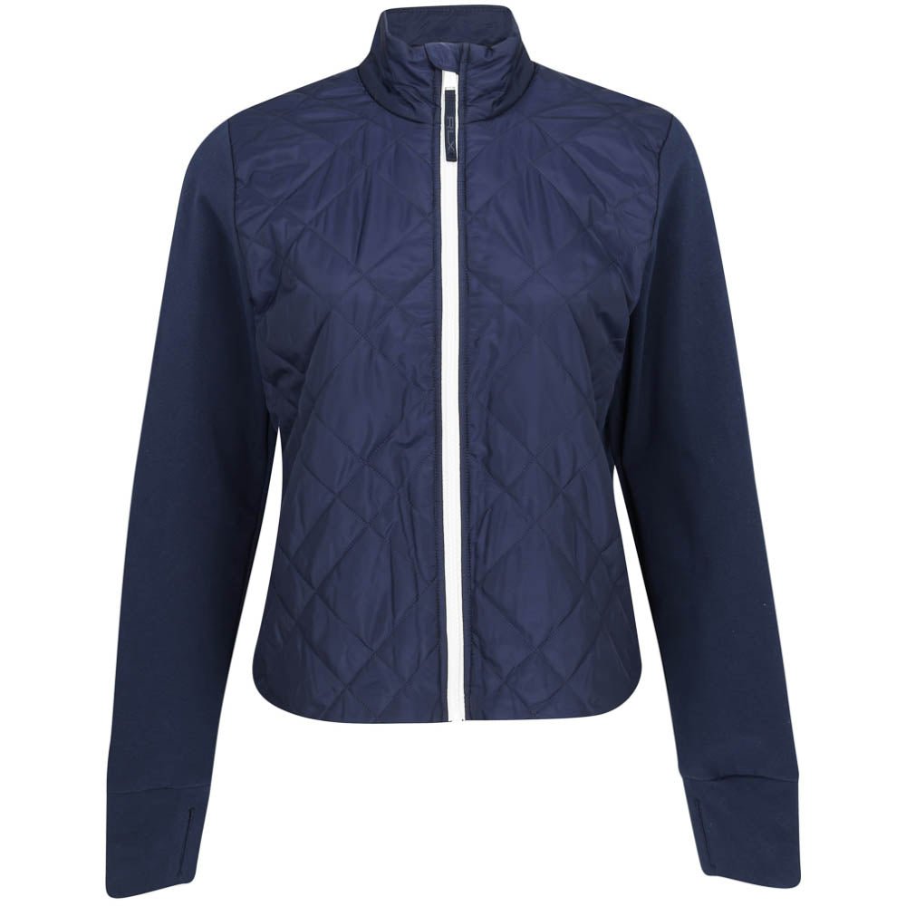 Women's Tech Terry Quilted Hybrid Cropped Jacket - Fairway Styles