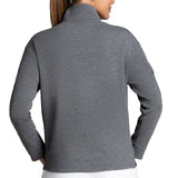 Women's Long Sleeve Mock Neck Top - Popcorn Stitch - Fairway Styles