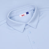 Logo Placket Long Sleeve Polo