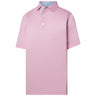 Citrus Print Lisle Polo