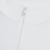 Women's Fitted Rib 1/4 Zip Pullover
