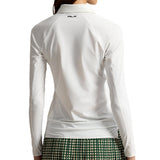 Women's Luxury Warp Knit Long Sleeve Polo