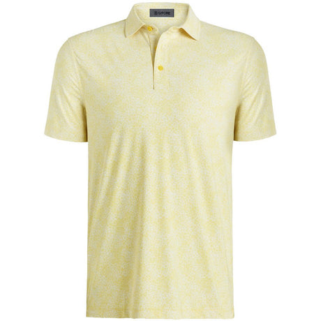 Hydrangea Print Tech Jersey Polo