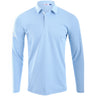 Logo Placket Long Sleeve Polo