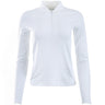 Women's Cable Long Sleeve 1/4 Zip Polo