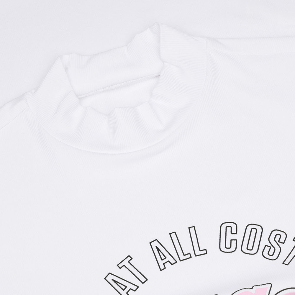 Women's Logo Rib Mock Top