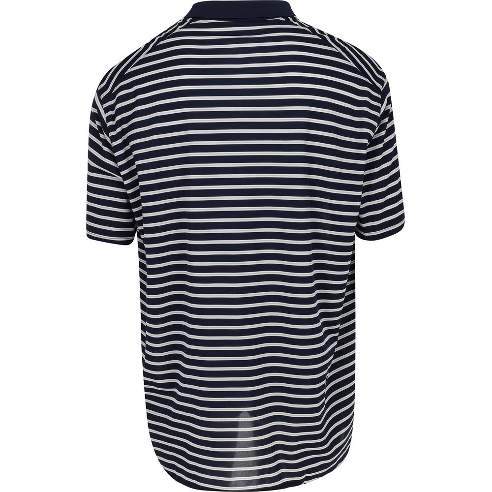 nike golf shirt with stripe down the back