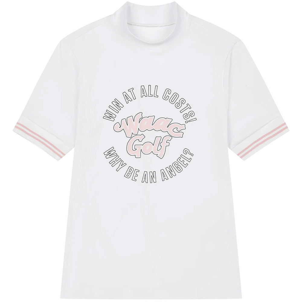 Women's Logo Rib Mock Top