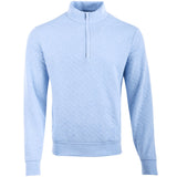 Quilted Double Knit 1/2 Zip Pullover