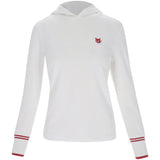 Women's Slogan Jersey Hooded Pullover