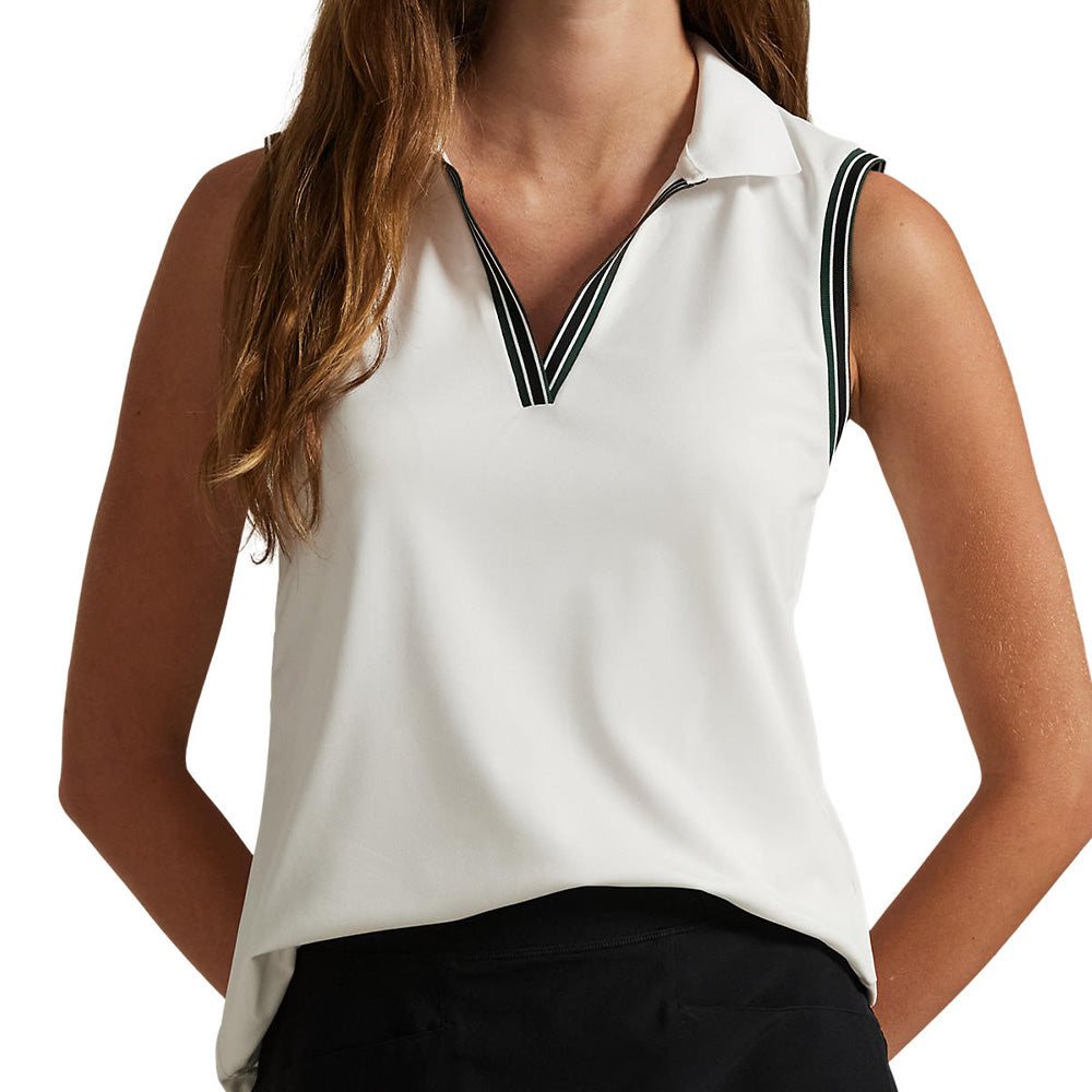 Women's Slim Fit Sleeveless Polo