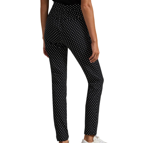 Women's Polka-Dot Stretch-Twill Pants
