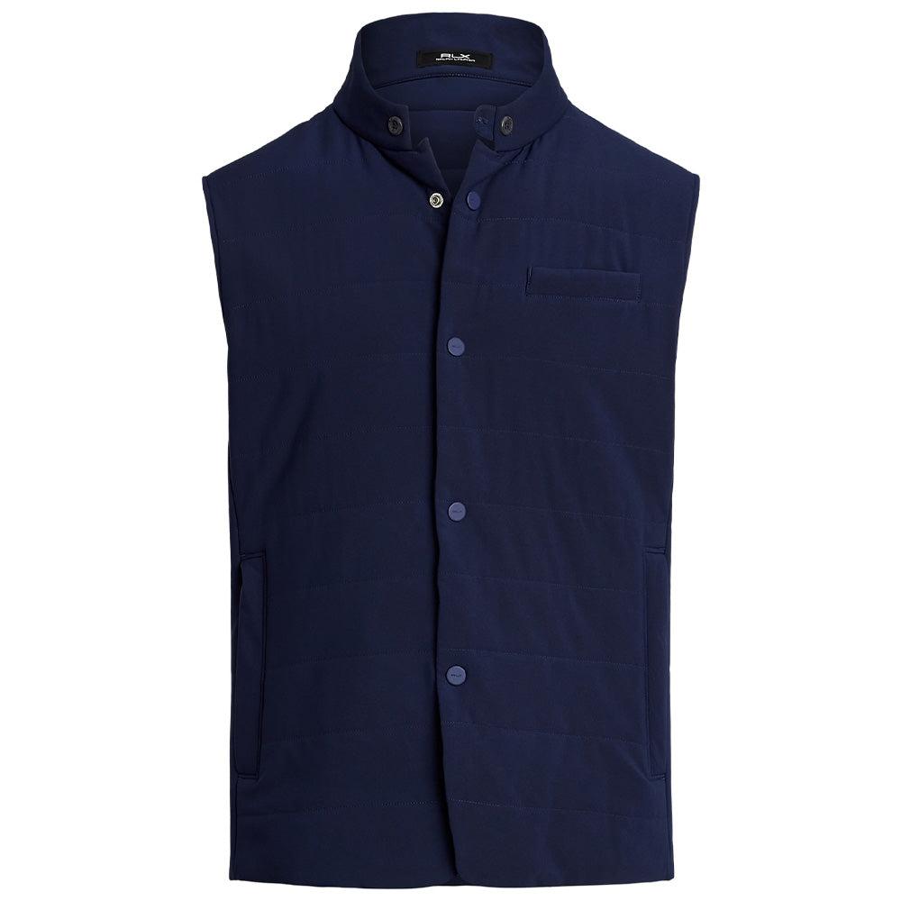 Quilted Mockneck Vest