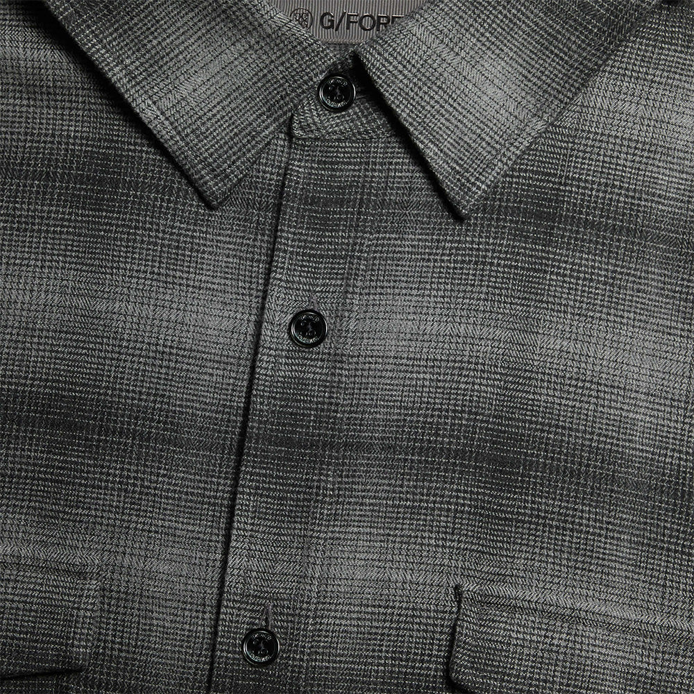 Italian Shadow Plaid Long Sleeve Shirt
