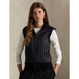 Women's Hybrid Quilted - Panel Wool Vest - Fairway Styles