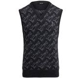 Golf-Motif Performance Sweater Vest