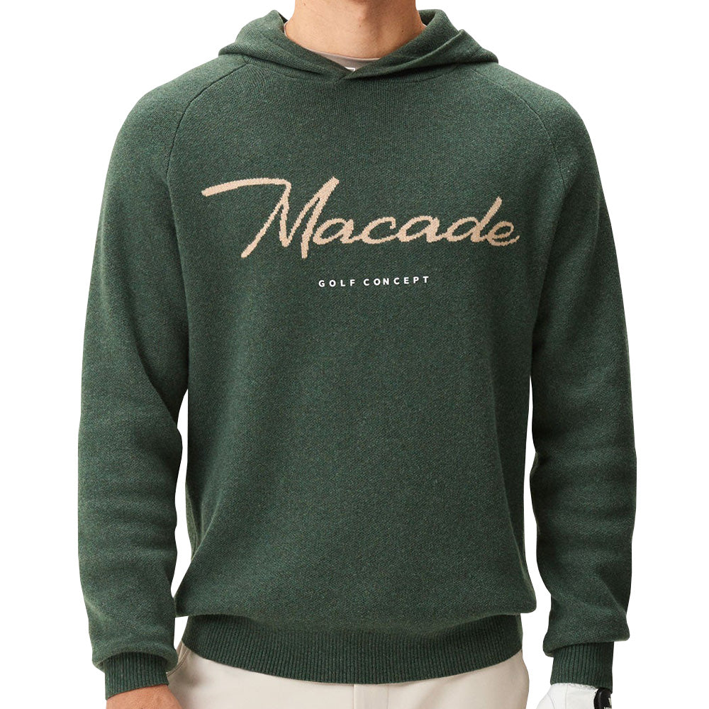 Signature Knit Hooded Pullover