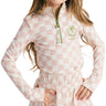 Fore All x Barbie™ Girls' Bea Long Sleeve 1/4 Zip Base Layer