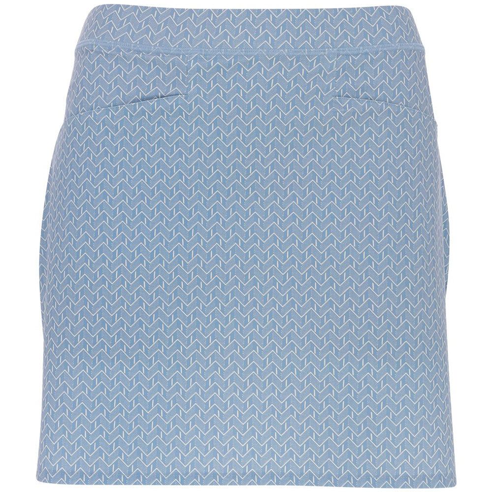 Women's Aim Back Pleats Novelty Print 17" Skort