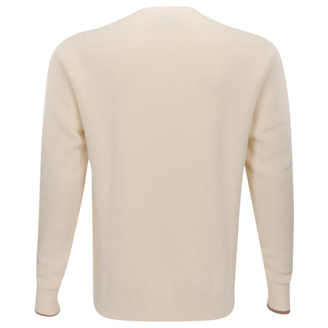 Cashmere Blend Knit Crewneck Sweater