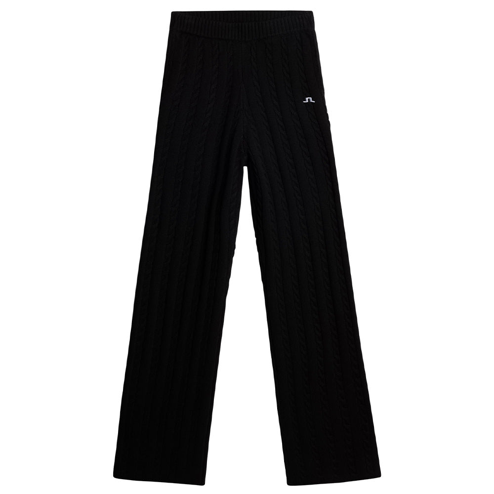 Women's Kiana Cable Knit Wool Pants