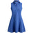 Women's Heavy Weight Pique Knit Sleeveless Dress - Modern Royal