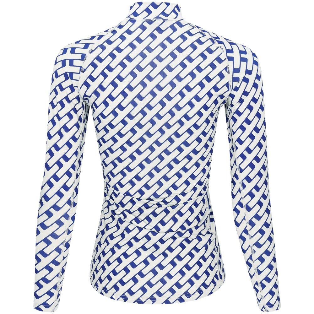 Women's Ella Print Long Sleeve Compression Top - Fairway Styles