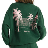 Fore All x Barbie™ Women's Country Club Crewneck Sweatshirt