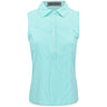Women's Fine Tech Engineered Stripe Sleeveless Polo