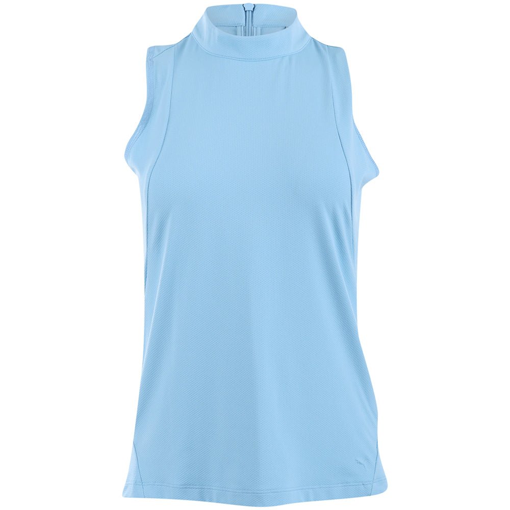 Women's Nylon Sport Sleeveless Mock Neck Top