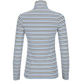 Women's The Simone Striped Long Sleeve 1/4 Zip Top - Fairway Styles