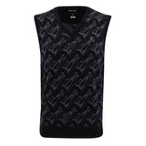 Golf-Motif Performance Sweater Vest