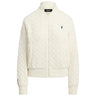 Women's Hybrid Cable-Knit Bomber Jacket