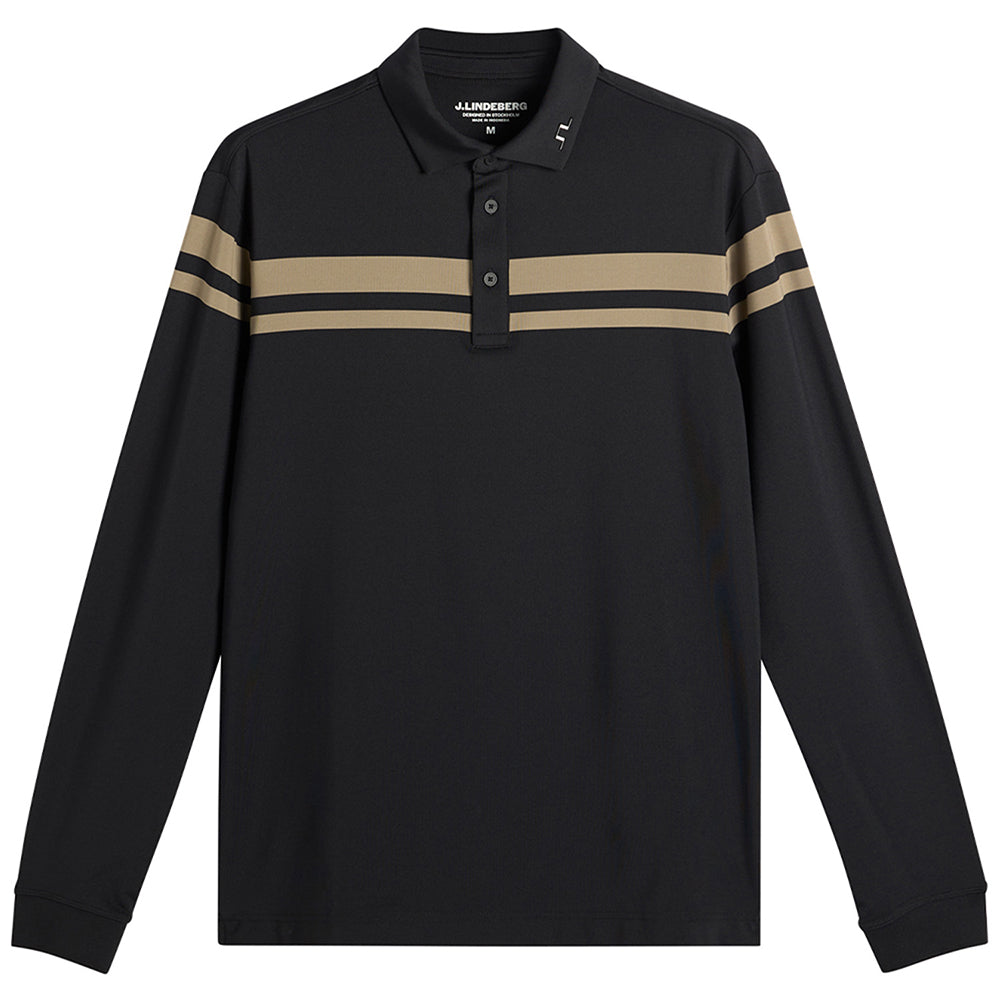 Kenny Stripe Long Sleeve Polo