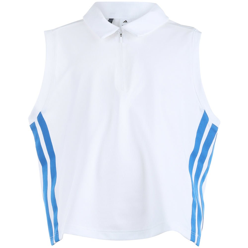 Women's Beyond Crop Twistknit Sleeveless 1/4 Zip Polo - Fairway Styles