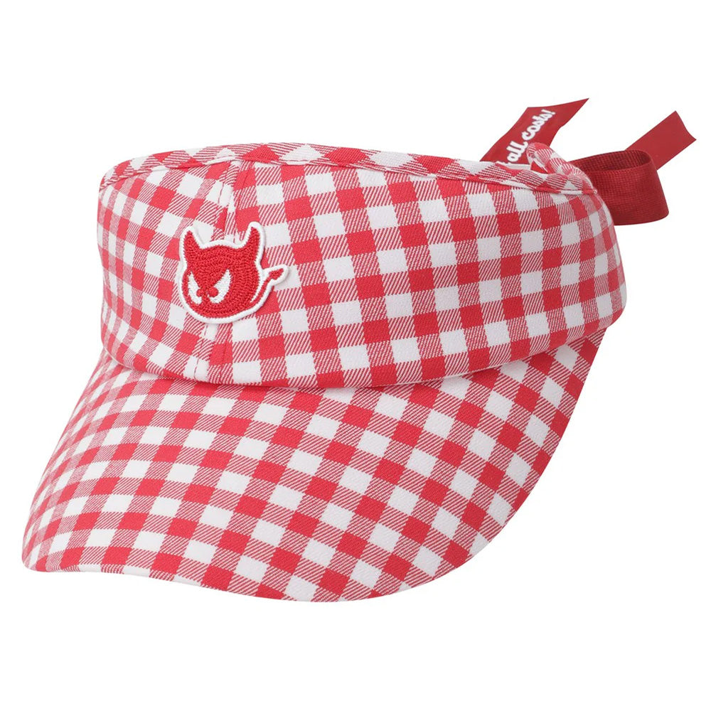 Women's High Top Check Visor