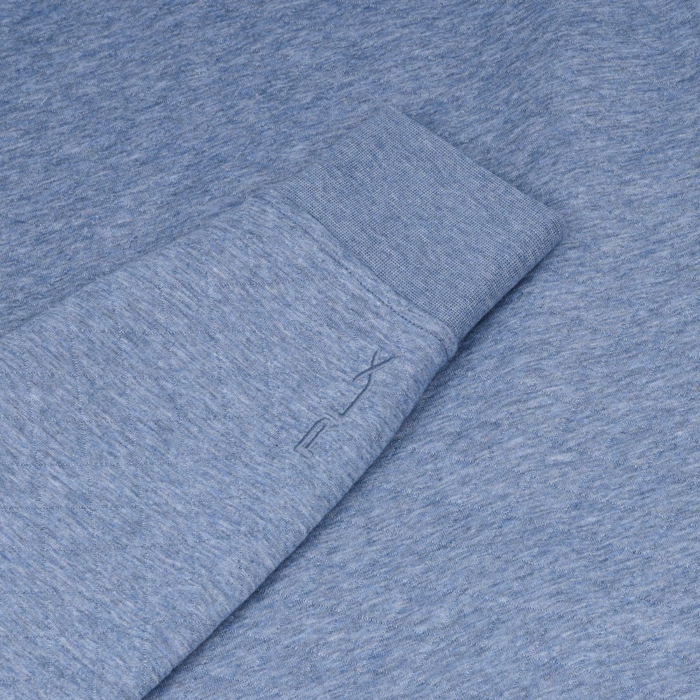 Quilted Double Knit 1/4 Zip Pullover