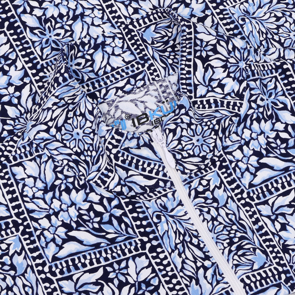 Women's Josie Print Long Sleeve Mock Neck Top