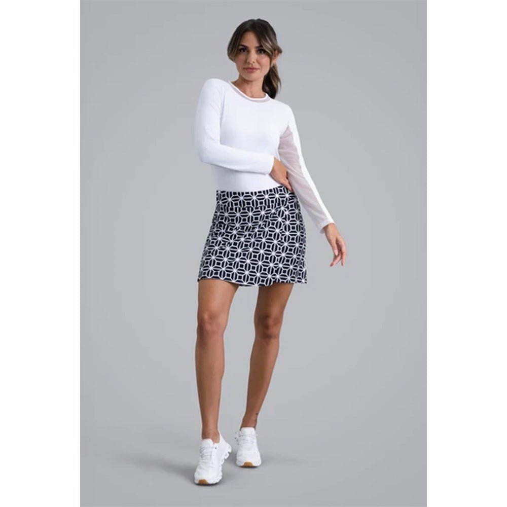 Women's Faux Wrap Skort - Carolyn Print
