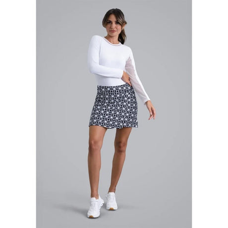Women's Faux Wrap Skort - Carolyn Print