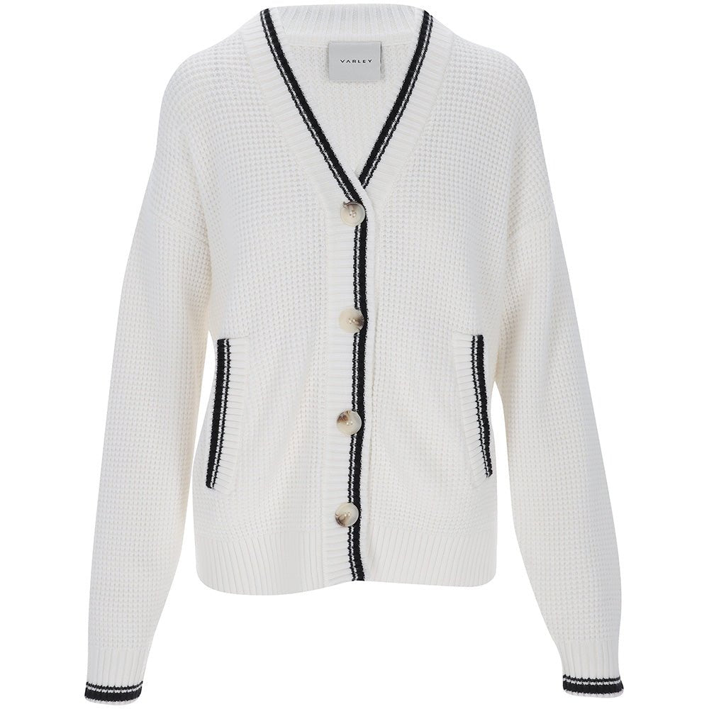 Spangles Knit Cardigan vallan ホワイト Spangles Knit Cardigan – VALLAN