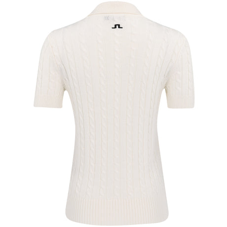 Women's Kinsley Cable Knit Wool Polo