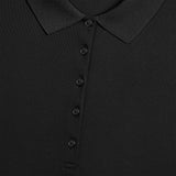 Women's Ribbed Tech Nylon Long Sleeve Polo