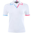 Women's Johnny Collar Cotton Blend Rib Polo - Fairway Styles