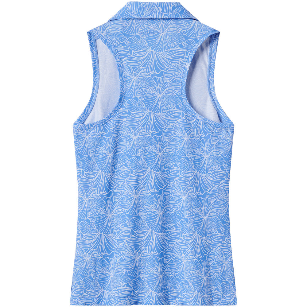 Women's Featherweight Printed Sleeveless Polo